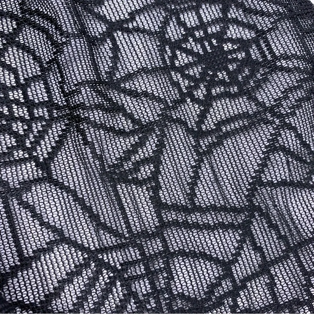 Set Of 2 Spiderweb Black Napkins Halloween Goth Home Decor Kitchen Dining Party